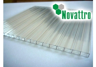 Поликарбонат 12000х2100х10 Rational прозрачный Novattro (Казань) (ПО РАЗМЕ/ 1 М)