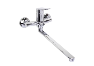 Cмеситель в ванну STEMIX STM 330-006E-449 d-35мм шаровый, длинный излив