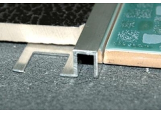 Порог для плитки ПК-11-10НС  , L-2,7м. нержавейка