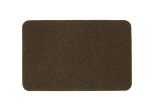 Коврик 40х60 см. влаговпитывающий Soft коричневый SUNSTEP  /35-012/