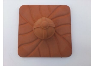 Крышка на столб восток 1, 430х430мм., (персиковый 05)