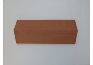 Конек для забора простой  223х500мм., (красный 02)