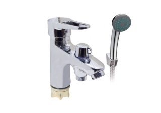 Cмеситель для умывальника ZERIX  PUD1 (SH) 045 с Гигиенической лейкой ZX1066