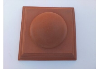 Крышка на столб полушар 460х560мм., (красно-коричневая 01)