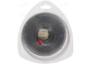 Леска DDE Hard line круг армированный 3.0мм*15м серый/красный 645-105