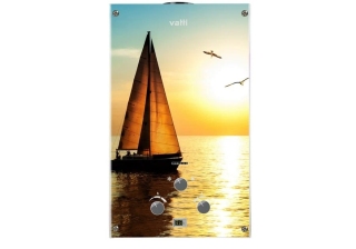 Водонагрев. газ. Vatti LR20-EGE 10л/мин стеклянная панель C (Яхта) (Z21170) 86619