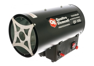 Тепловая пушка газовая QUATTRO ELEMENTI QE-10G (10кВт, 290м3/ч, 0,72л/ч, 3,8кг, пониж. ред.) 911-536