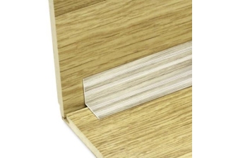 Профиль угловой внутренний 20х20 ПУ 05-1.089 клен беленый, L-0.9м,  Лука