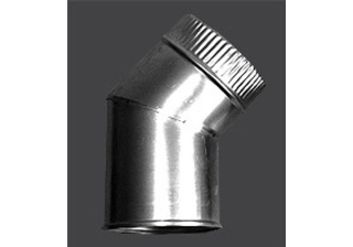 Колено для дымохода (нерж.) 135*45
