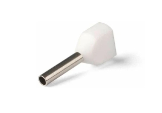 Наконечник штыревой НШВИ 0,5-8 белый КВТ