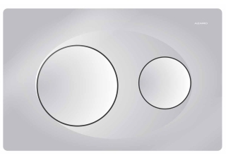 Панель смыва AZARIO хром глянец (круглая) (10317120/141022/3127853, ТУРЦИЯ)