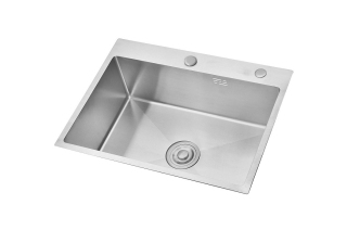Мойка из нержавеющей стали AZARIO SABRINA (600*500*200) серебро (сифон) AZS6050S