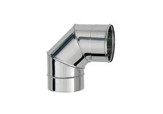 Колено для дымохода (нерж.) 180*90