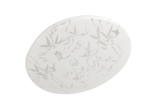 Светильник  св./д (потолочно-настенный) 24W 6400K 300мм ультратонкий круглый Бамбук 0201-0301