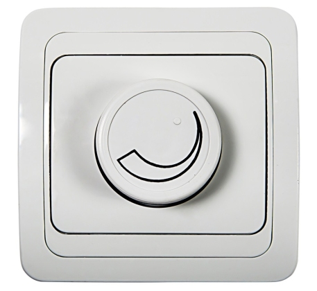 Светорегулятор IN HOME Classico 600Вт с/у белая IP20 /2111-W/ фото 1