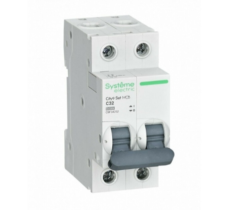 Автомат Schneider Electric City9 2Р 32А 4.5кА С C9F34232 фото 1