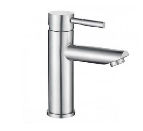 Cмеситель для умывальника MIXXUS SUS 001-A-HIGH Bleck d40 нерж. сталь  CR0427 фото 1