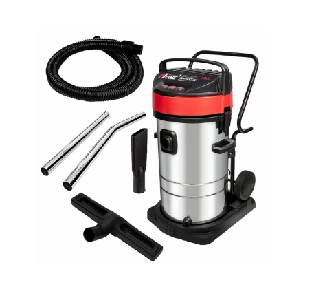 Пылесос строительный №1 VC3000/100-3HP (100л,3000Вт,5м шланг,2двигателя,встр.розетка,сух/вл уборка) фото 1