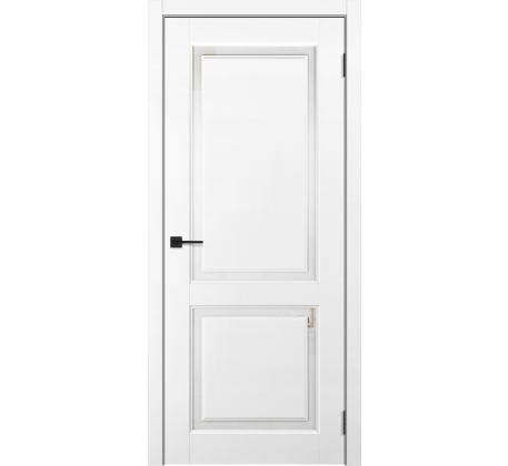 Дверь Ллойд белый бархат частично остекленная сатин 800х2000 фото 1