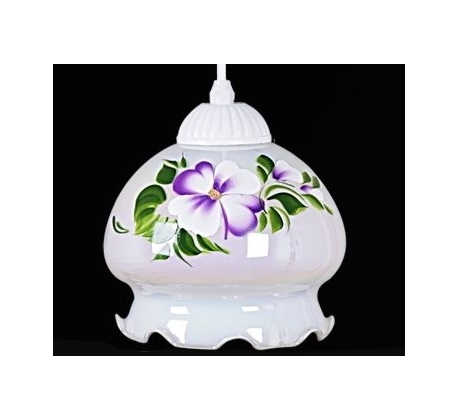Светильник №102 Цветы белые фото 1