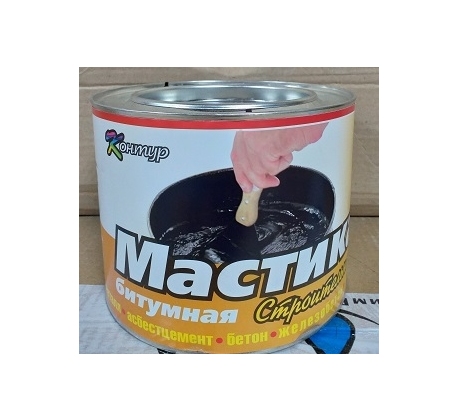 Мастика битумная Контур 18 кг. фото 1