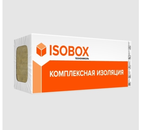 Утеплитель ИЗОБОКС ИНСАЙД 1200х600х50мм. плиты (упак./8,64 м.кв., 12шт) плотн. 45кг/м.куб фото 1
