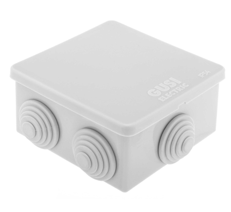 Коробка разветвительная С3В86 о/у сер 80х80х40 IP44 GUSI ELECTRIC фото 1