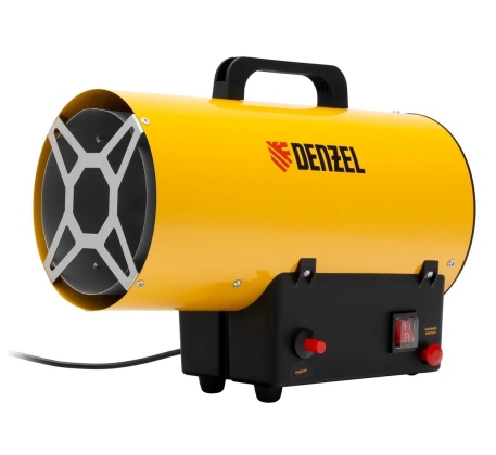 Газовая тепловая пушка GHG-10, 10кВт, 300м3/ч, пропан-бутан /96476/ Denzel фото 1