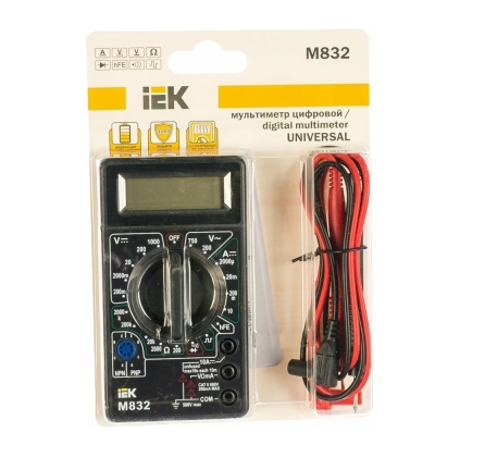 Мультиметр M832 Universal IEK фото 1
