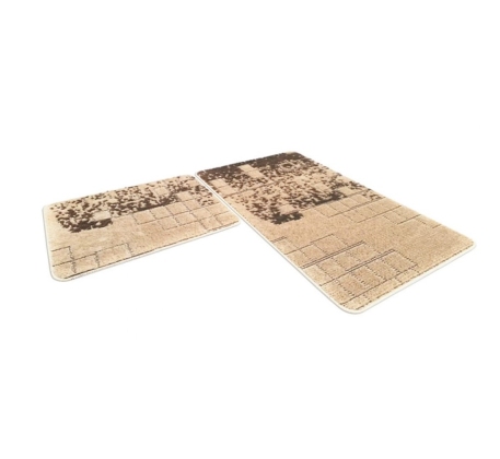 Набор ковриков SHAHINTEX VINTAGE SH V001 50*80+50*50 бисквитный 7 фото 1