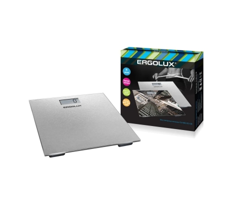 Весы напольные «Ergolux» ELX-SB02-С03, серый металлик, максим. вес до 180кг /13607/884737 фото 1