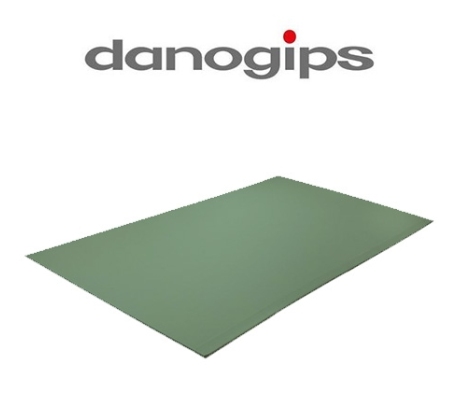 Гипсокартон Danogips-ПГВ-УК 9,5х1200х2500, влагостойкий (72 шт./палета) фото 1