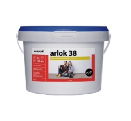 Клей Arlok 38, для приклеивания напольных ПВХ покрытий , 1,3кг. фото 1