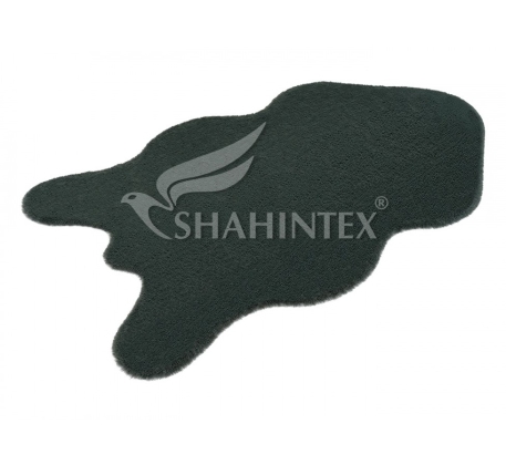 Коврик меховой шкура SHAHINTEX 75х130 изумрудный 03 фото 1