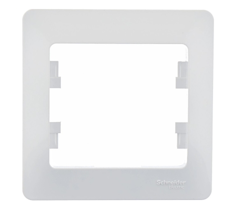 Рамка 1гн белый Glossa Schneider Electric GSL000101 фото 1