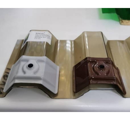 Скоба метал. для профилированного МПК МП/С-20 Novattro коричневая фото 1