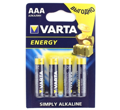 Батарейка VARTA LR03 алкалиновая фото 1