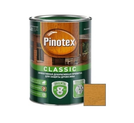 Декоративно-защитная пропитка Pinotex Classic для древесины сосна ( 1л) !!! фото 1