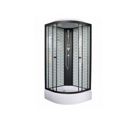 Душевая кабина ALT-EM90В 90х90х215 с/п фото 1