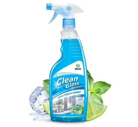 Средство для мытья стекол Grass Clean Glass 600мл. (голубая лагуна) 125247 52927 фото 1