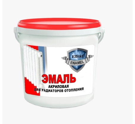 Эмаль акриловая EFFEKT для радиаторов отопления 0.9кг фото 1