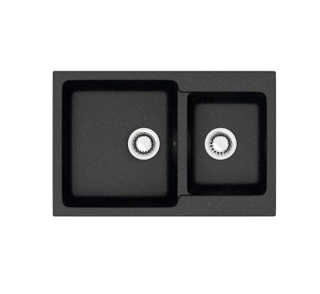 Мойка из искусственного камня AZARIO Grand (765х500х190) Черная (сифон + герметик) CS00079903 фото 1