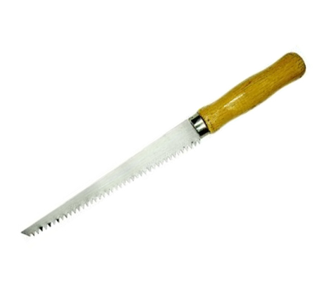 Ножовка по гипсокартону,180мм.,деревянная рукоятка   /233905/ SPARTA фото 1