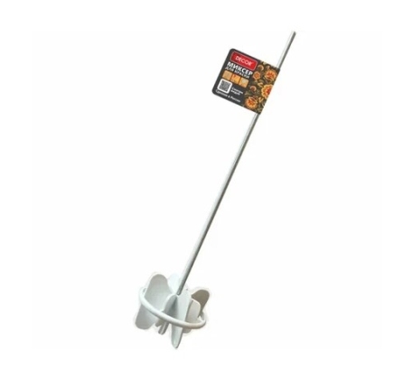 Миксер DECOR d76 мм, 450 мм, для краски 999-076 фото 1