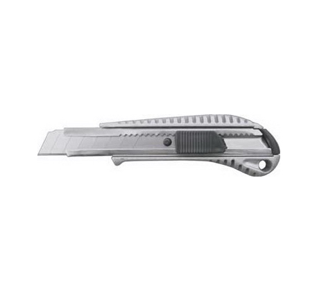 Нож 18мм технический усиленный металлический корпус BIBER /50116/ фото 1