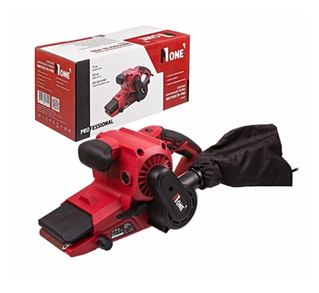 Шлифмашина ленточная №1 NBS1100/76-PRO (1100Вт,200-380об/мин,76мм*533мм,крепление к столу) фото 1