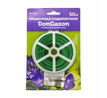 Проволока подвязочная плоская ,П\Э оплетка 1мм.х50м 