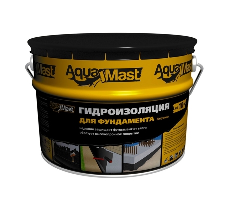 Мастика битумная AquaMast (3кг.) фундамент Технониколь фото 1