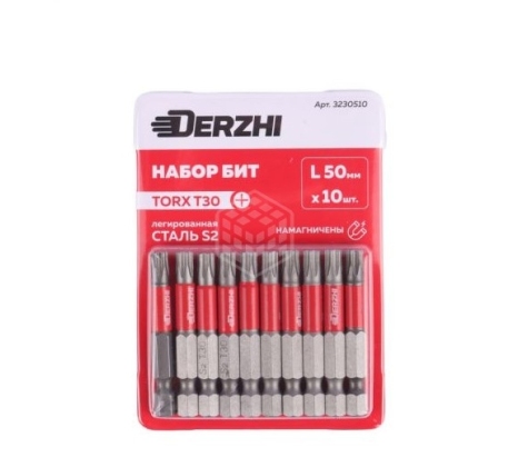 Насадка Derzhi TOREX T30 L50мм легир. сталь S2 3230510 фото 1