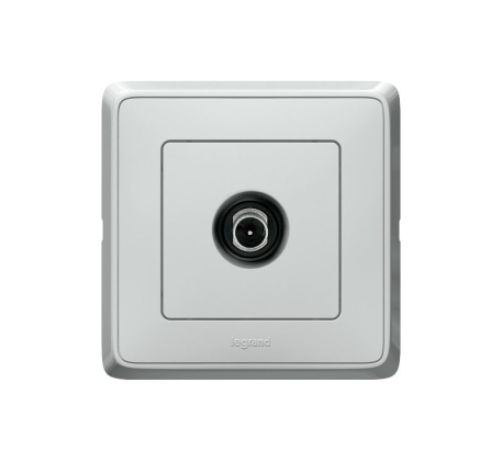 Розетка Legrand Cariva белая TV, мех-м, /773678/ фото 1